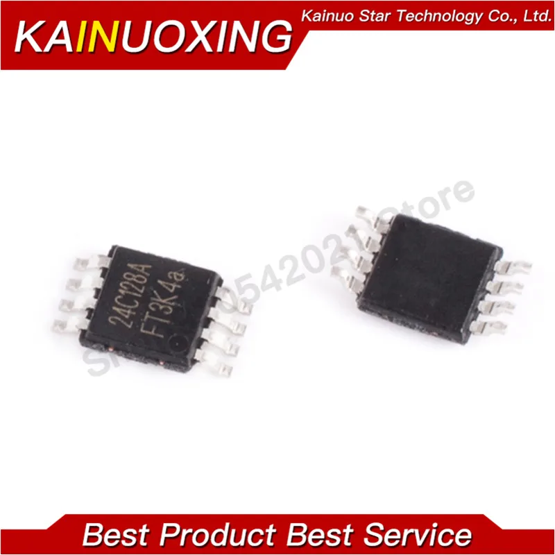 10 шт./лот 24C128 AT24C128A 24c128 SMD чип памяти SOP-8 оптом электронный Новый - купить по