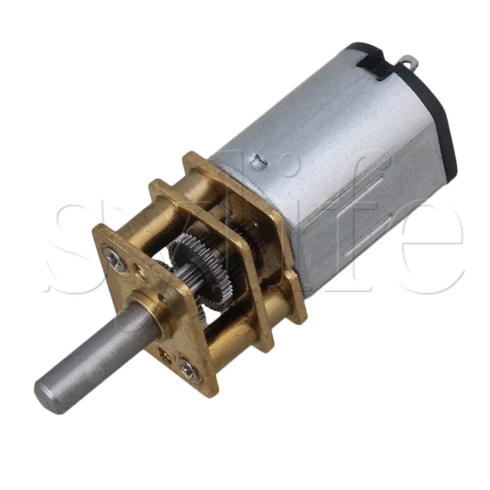 33x12 мм серебристый металл 500 об/мин 3 В постоянного тока мини редуктор скорости