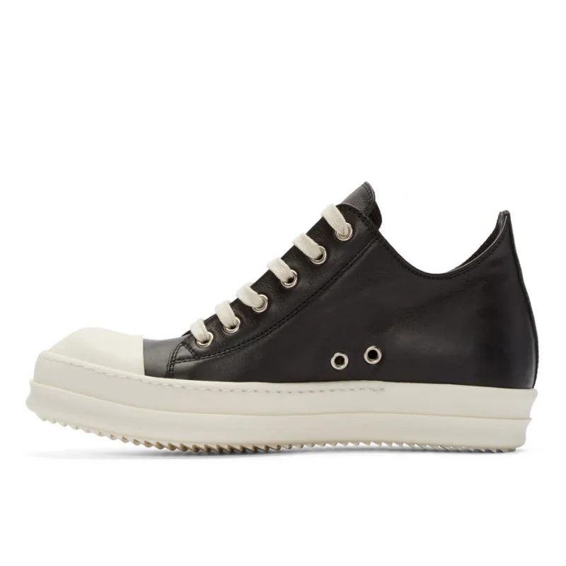 Euro Mens Genuine Leather Casual Shoes Thicken Platform Creeper Lace Up Top Brand Man Footwear Fashion Hip Hop Sapato Masculino | Обувь