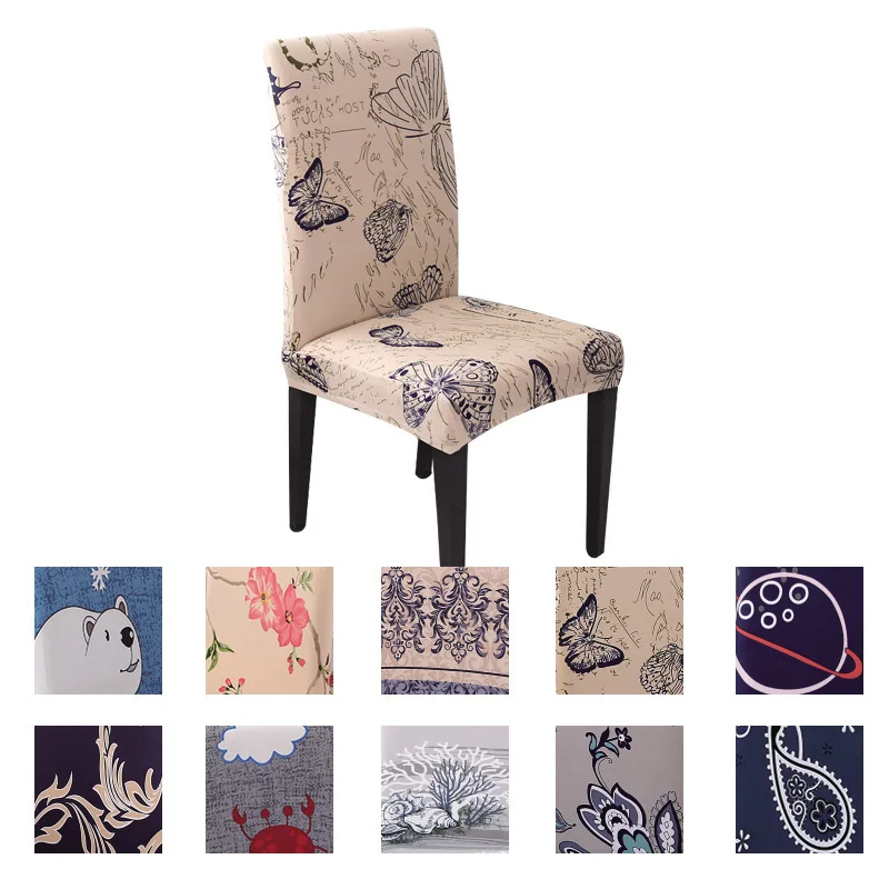 

Modern Chair Cover Spandex Dining Chaircover Wedding Dining Chair Cover for Office Cover Stretch Cover for Sofa High Chair Cover