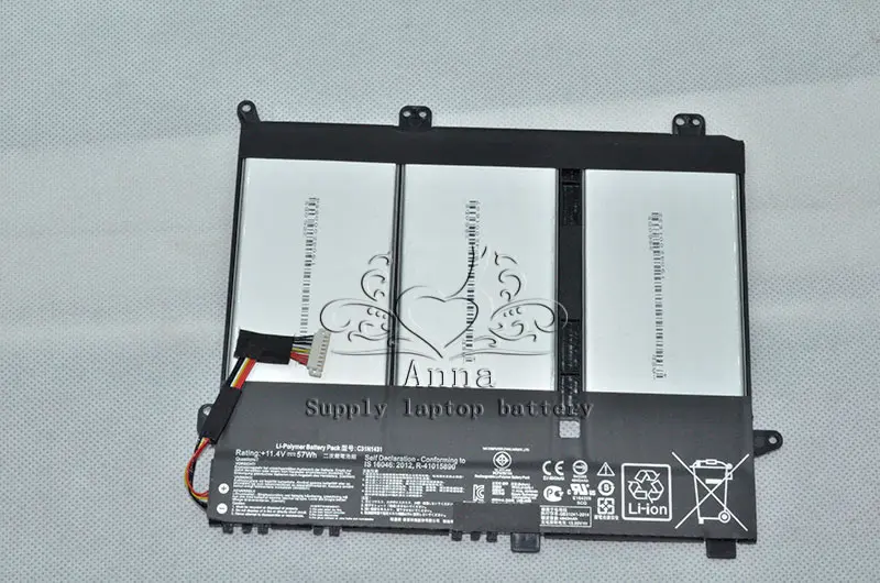 JIGU Оригинальный аккумулятор для ноутбука C31N1431 0B200-01450000 ASUS R416NA R416SA E403SA VivoBook E403NA -