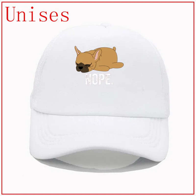 Ленивый олень Французский бульдог Nope не сегодня бейсболки для женщин