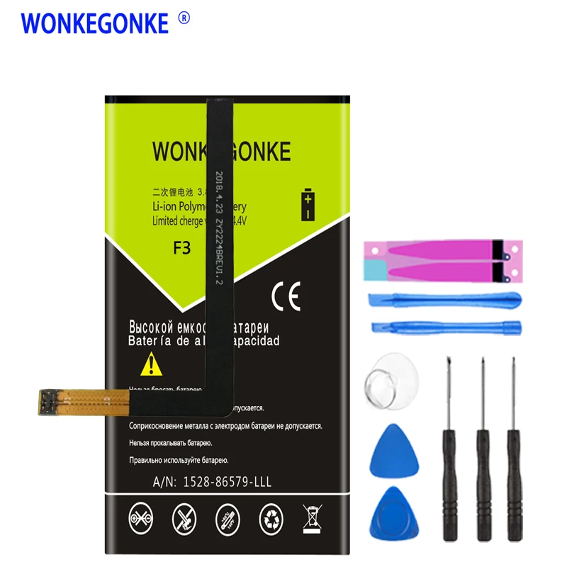 WONKEGONKE Для Doogee F3/F3 PRO батарея высокого качества для мобильного телефона с номером