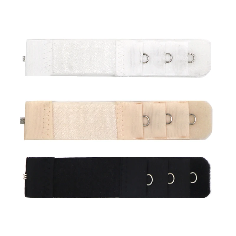 

10Pcs Women's Elastic Bra Extender 3 Row 1 Hook Bra Extension Strap Intimates Adjustable Bra Extender Strap Buckle Underwear