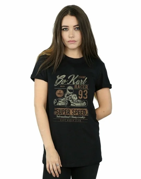 

Drewbacca Women's Go Kart Boyfriend Fit T-ShirtMen or Women