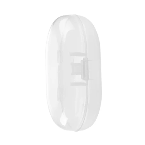 white box Силиконовая детская зубная щетка на палец, 1/2 шт., детская зубная щетка, зубная щетка для младенцев, Мягкая зубная щетка с коробкой - Цвет: white box