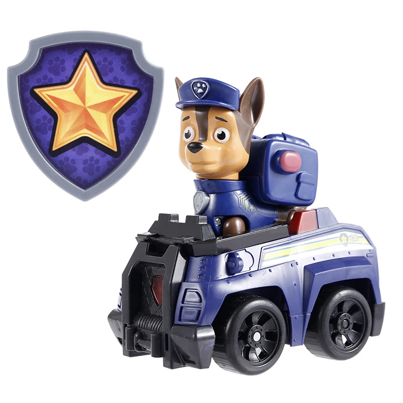Paw Patrol Dog Toy Tracker щенок оттягивание музыка патруль автомобиль Patrulha Canina игрушки