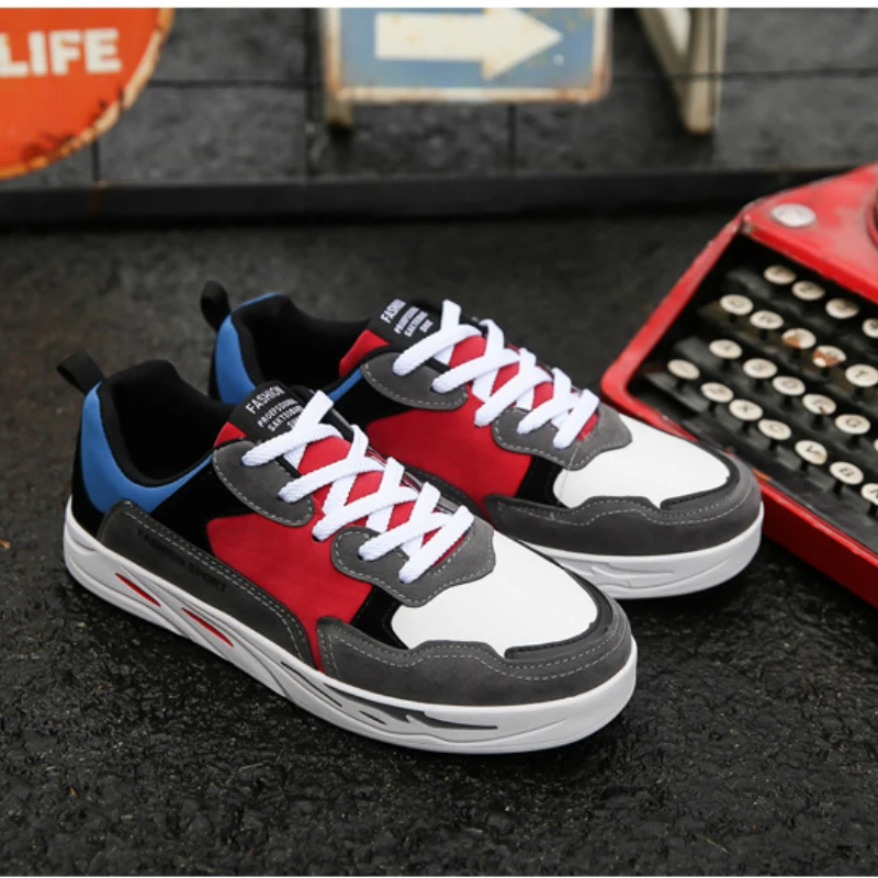

Men's Shoes Elevator Increased Internal 5cm Fashion Sneakers Autumn New Skateboarding Shoes Student Outdoor Low-cut Creepers