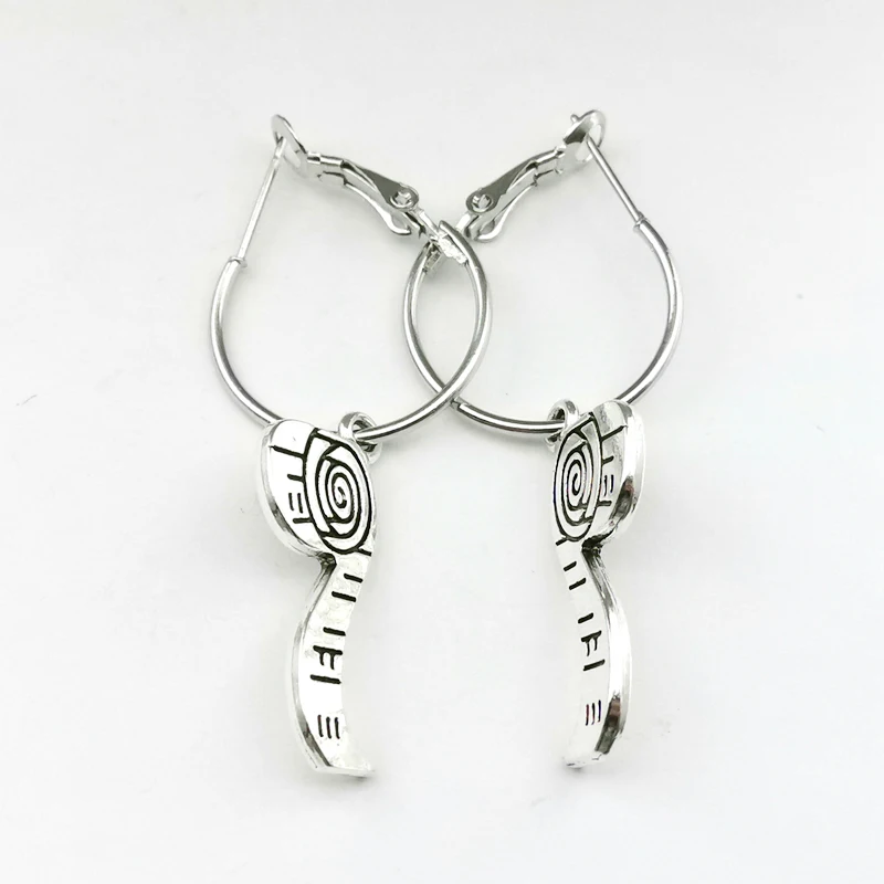 Мини швейная машина рулетка кулон ножницы Серьги мужчины женщины ювелирные