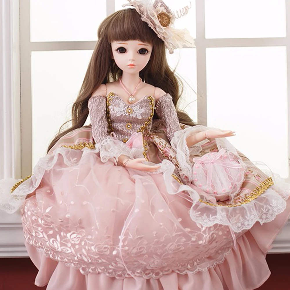 BJD кукла 1/3 коричневый глаза с одежда Искусственные парики обувь макияж 100% ручной
