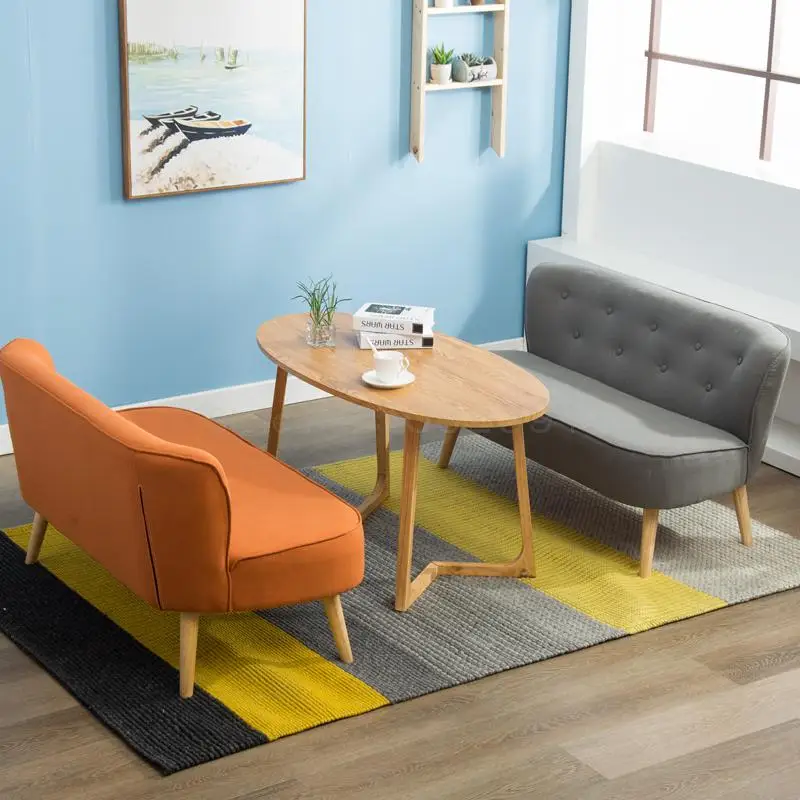 Двухсторонний деревянный балкон повседневный простой кофейный столик круглый