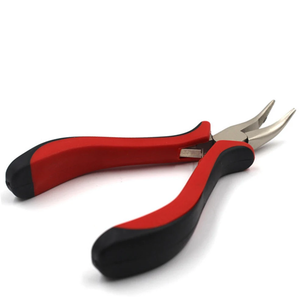 

One Set Hair Extension Tool Kits Including 200Pcs Silicone Micro Ring+1Pc Hair Extension Crochet+1Pc Hair Extension Pliers