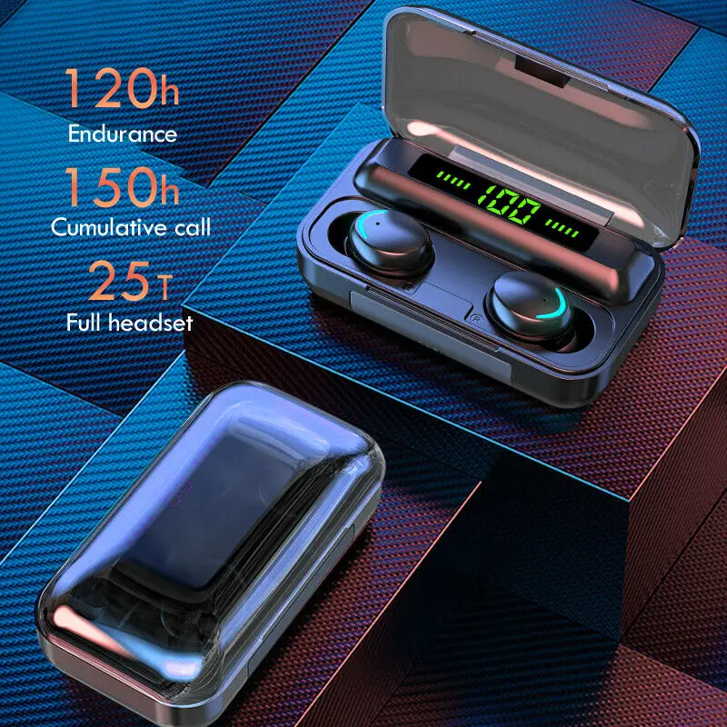 

TWS Wireless Bluetooth 5.0 Headphones Earphones Mini In-Ear Buds IOS Android