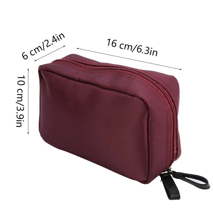 Дорожная вместительная косметичка органайзер для косметики водонепроницаемый