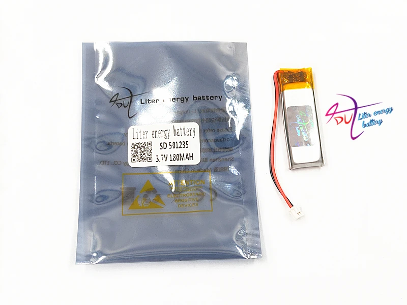 JST ZH 1 5 мм 2 pin 10x501235 3 7 V 180mAh разъем LiPo батареи литий полимерный аккумулятор для Mp3