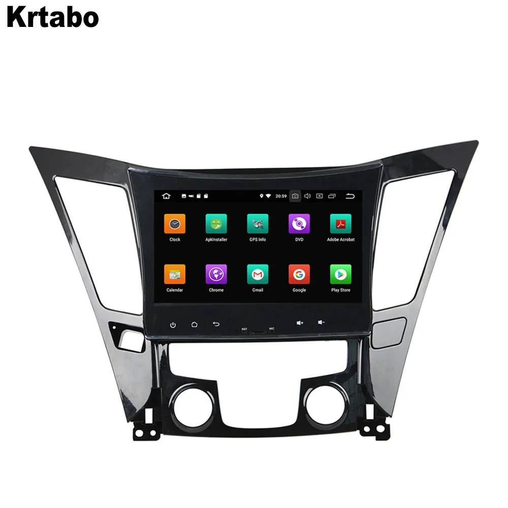 

Krtabo 10.1 Inch Android HD Screen Car Video Multimedia Player For Hyundai Sonata 2011 2012 2013 2014 Car Radio Stereo Bluetooth