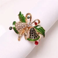 12pcsnew christmas table ornaments bells napkin rings table decorations for christmas dinners cocktail parties holiday pa
