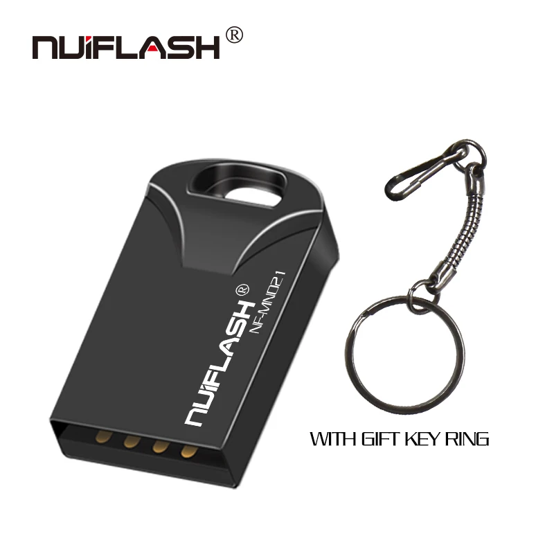 gray Новинка Nuiflash100% полная емкость супер маленький водонепроницаемый USB флеш-накопитель 32 ГБ 16 ГБ 8 ГБ 4 ГБ флеш-накопитель карта памяти usbstick - Цвет: gray