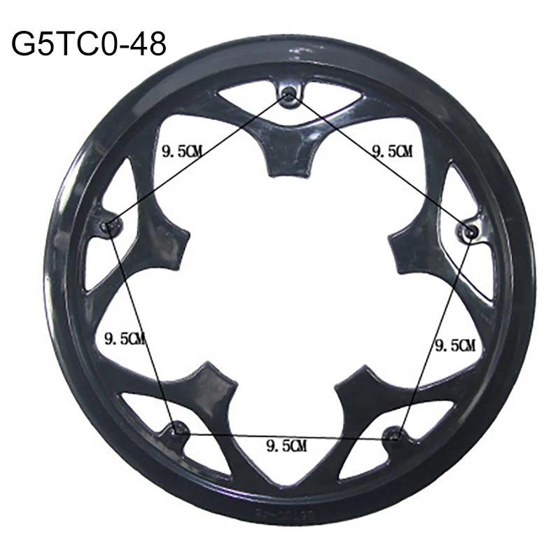 G5TC0-48 MTB дорожный велосипед Звездочка защита шатун для велосипеда защита велосипедная цепь колесо кольцо защитный чехол велосипедные аксессуары - Цвет: G5TC0-48