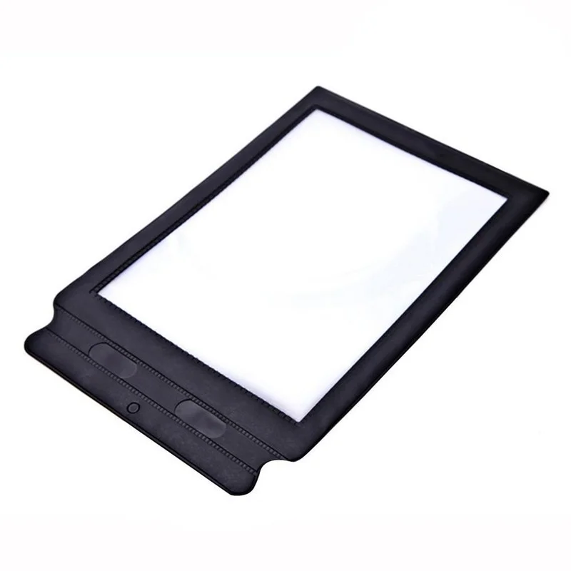 A4 Lenses Large Sheet Magnifier Magnifying Glass Book Reading Lens Page Glass Lens Magnification Aid Fresnel Lentes Magnifier