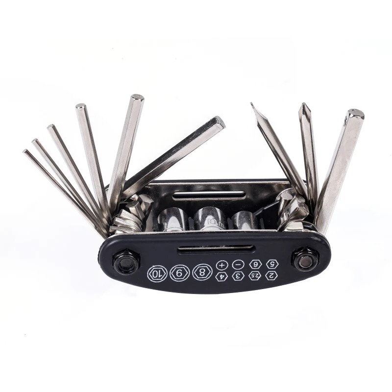 Sahoo 16 в 1 Многофункциональный инструмент для велосипеда набор для ремонта механизмов ключ шестигранник велосипедного велосипедного велосипедного велосипедного велосипедного велосипедного велосипедного велосипедного велосипедного велосипедного велосипед