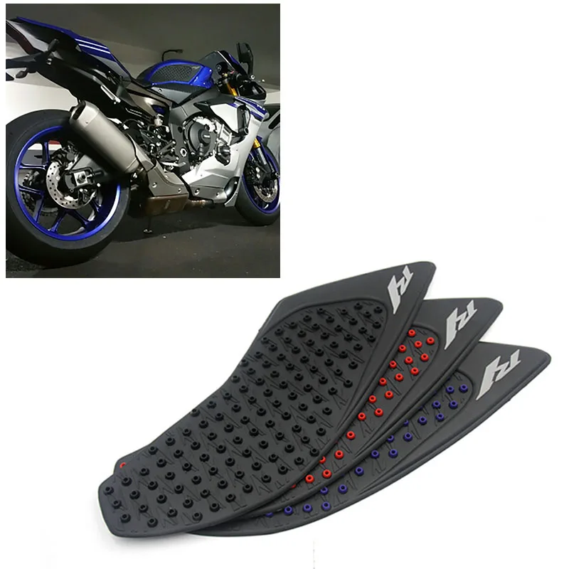 Противоскользящие прокладки для бака мотоцикла Yamaha YZF-R1 15-16 R1 3M боковые газовые