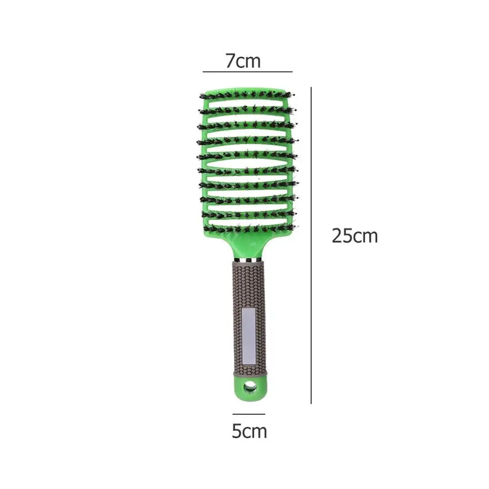 Hair Scalp Massage Comb Hairbrush Bristle Curly Anti Static Brush for Salon Hairdressing Styling Tools | Красота и здоровье