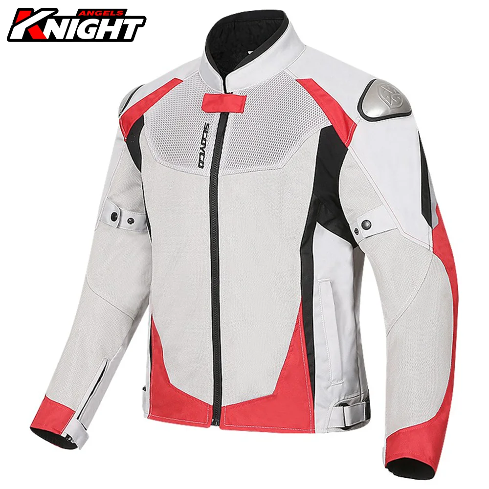 

SCOYCO Motorcycle Jacket Waterproof Motocross Moto Jacket Protective Breathable Mesh Anti-fall Racing Jacket Suit Men Chaqueta