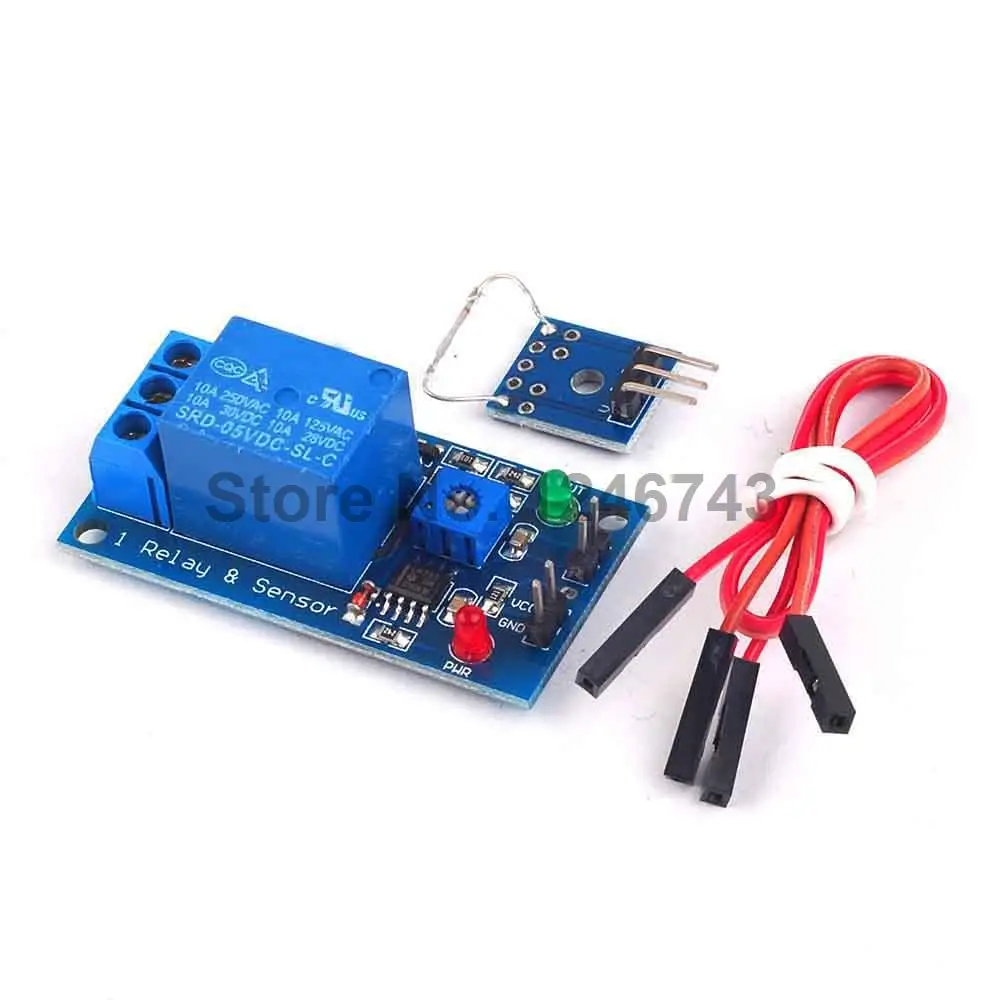 1 канальный релейный модуль 5 В 2 в с тростниковым переключателем реле высоким