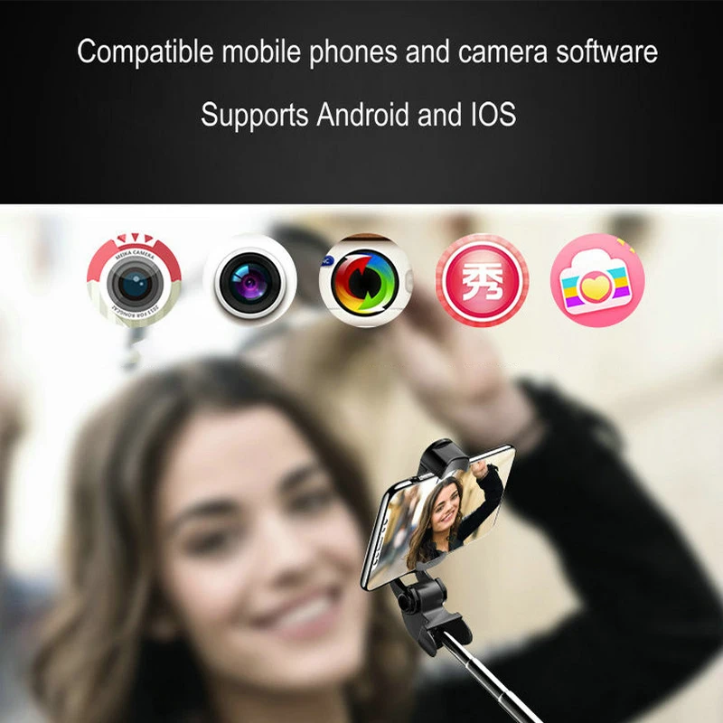 Bluetooth беспроводная селфи-палка мини-штатив раздвижной монопод с дистанционным