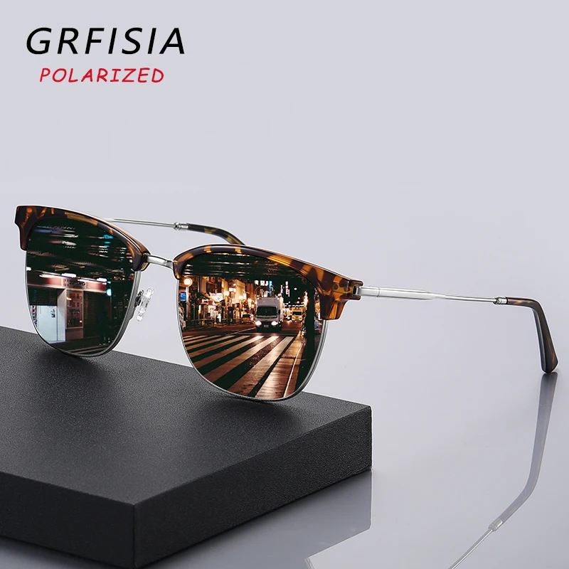 

Retro Style Polarized Sunglasses Men Women Lightweight Eyeglasses Frame Driving Travel Sun Glasses High Quality UV Lens Goggles