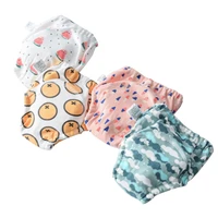 2020 baby diaphragm waterproof reusable cotton training pant infant shorts underwear diaper nappies child panties nappy changing