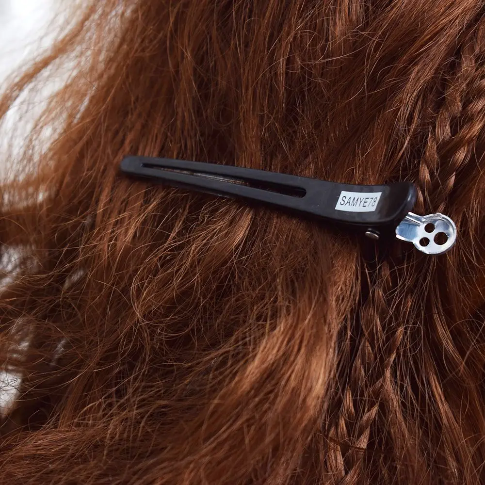 Алюминиевые пластиковые зажимы для волос парикмахерских инструменты