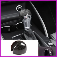 for audi 14 20a3s3 and 10 13a3 gearshift head cover real carbon fiber shift handle frame cover sticker car interior accessories