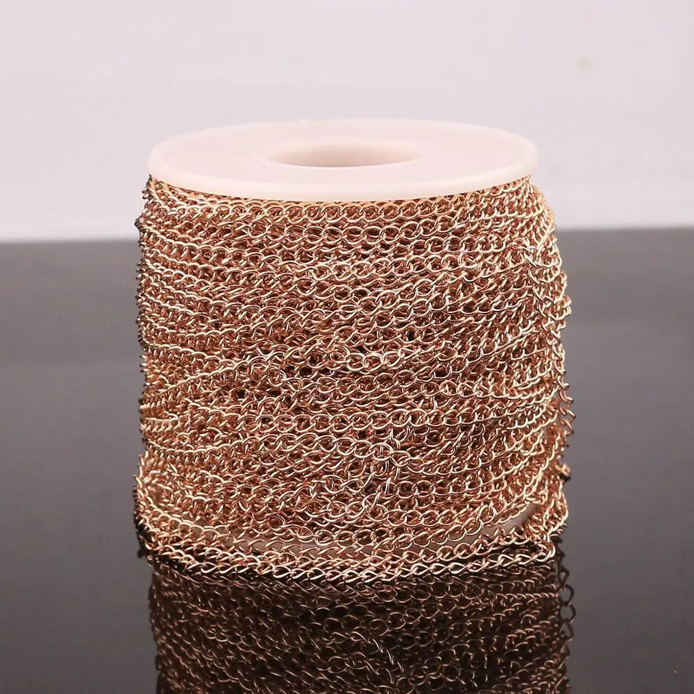 Удлинительная цепь из нержавеющей стали для изготовления ювелирных изделий