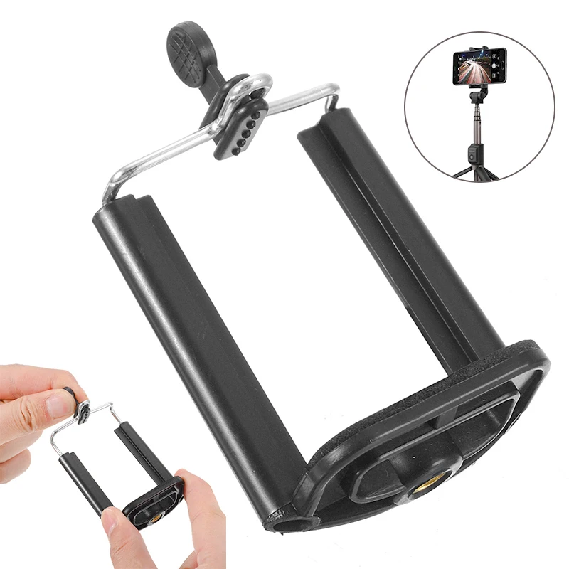 1pcTripod для мобильного телефона подставка камеры держатель зажим стойка монопод