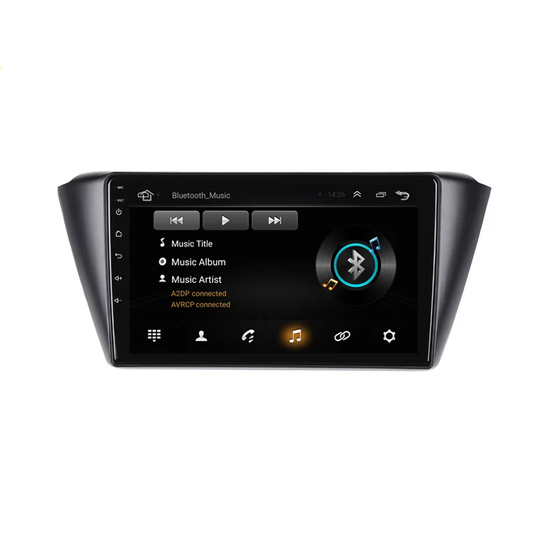 " 2G ram 32G rom Android автомобильный DVD видео плеер gps для Skoda Fabia аудио автомобильный Радио Стерео навигация bluetooth