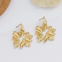 jaeeyin 2021 new arrivals fashion irregular hammer design baroque pendant earrings gift for women unusual jewelry