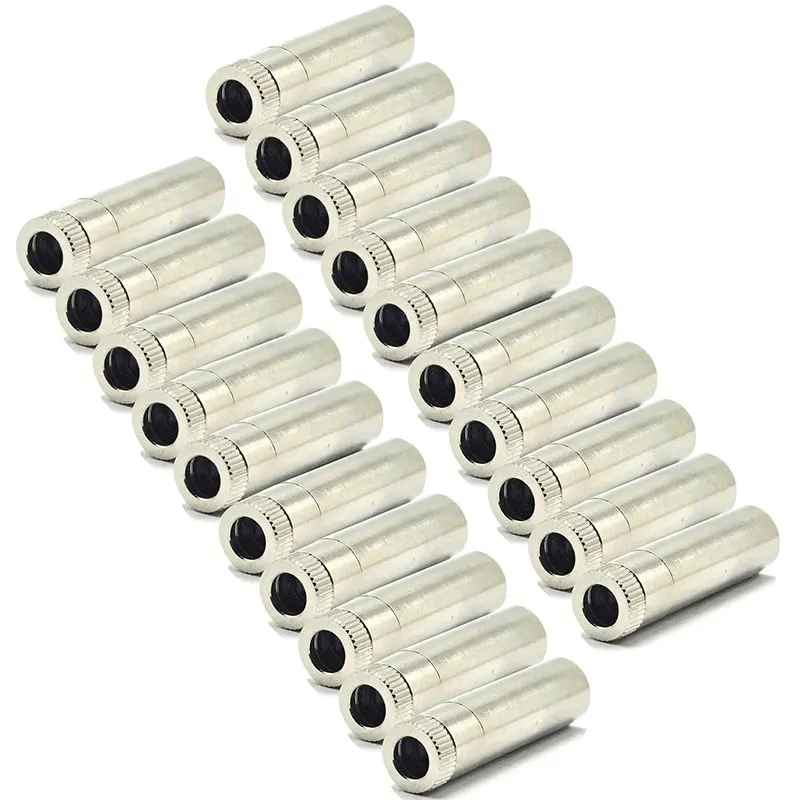 

20pcs 12x40mm DIY Aluminium Housing Host Case for 5.6mm TO18 Diodes Module w Dot Focus Collimators M9*0.5 Caps