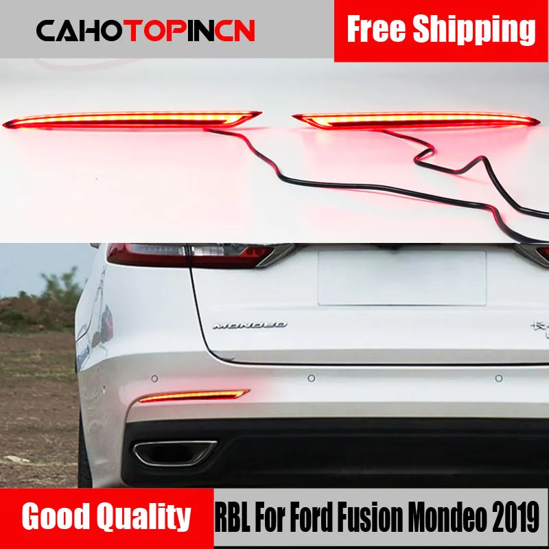 2 шт. светодиодный светильник отражатель для Ford Mondeo Fusion 2019 2020 задний бампер