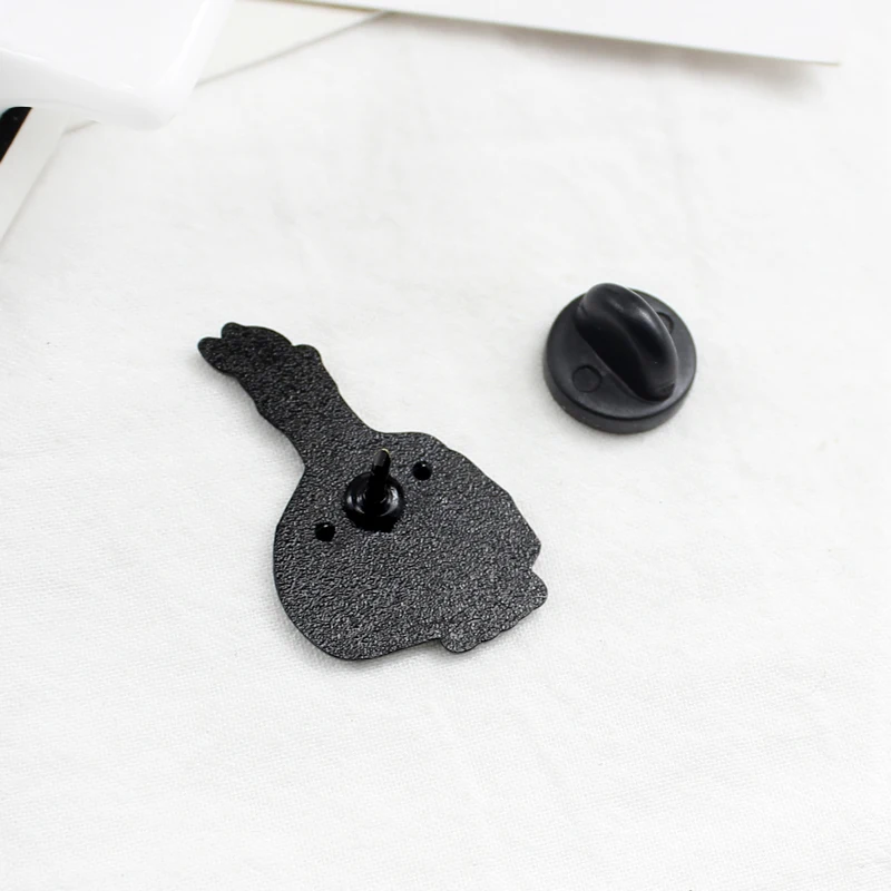 Некромант Скелет свеча свет эмалированная булавка модный значок черепа брошь на