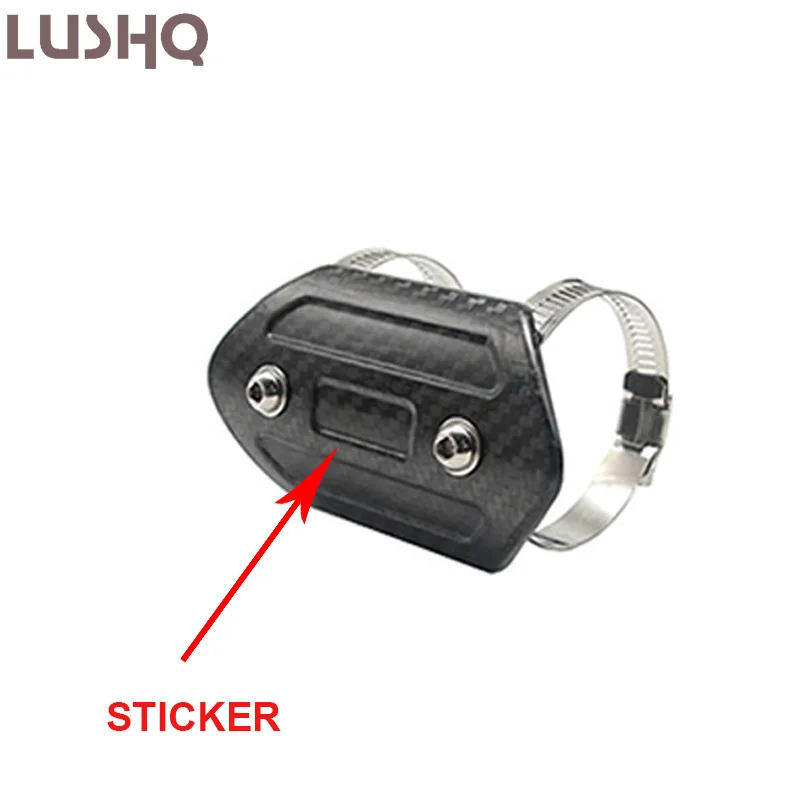 Защитный глушитель из углеродного волокна для мотоциклов honda varadero hornet cb600f xadv