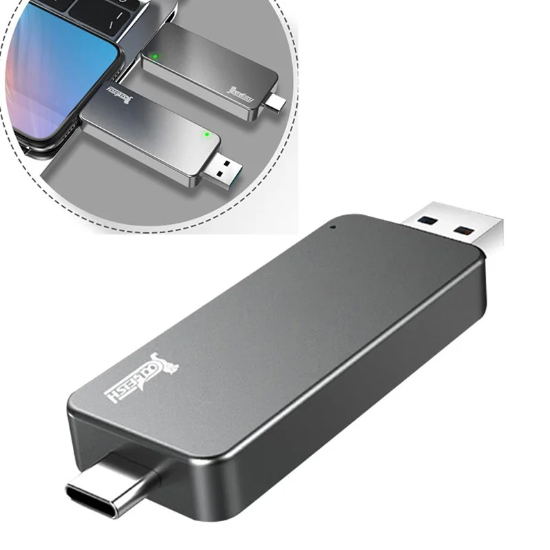 STmagic GO NGFF 256 ГБ Портативный внешний твердотельный накопитель M.2 SSD USB3.1 type-c для