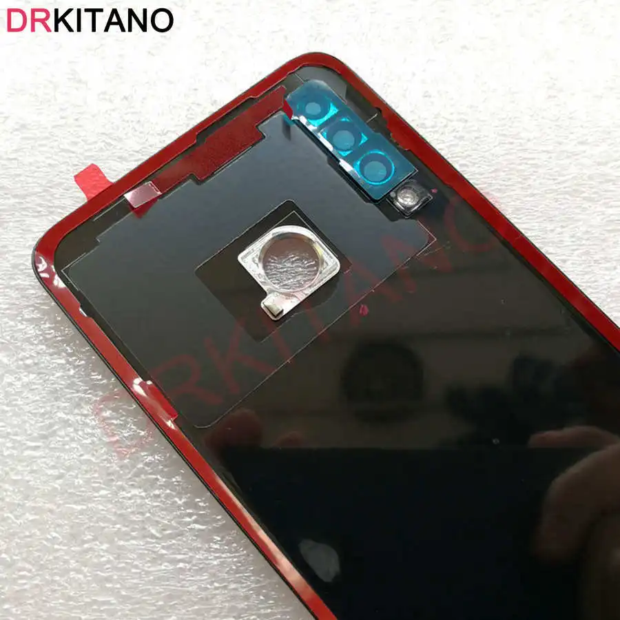 Задняя крышка батарейного отсека для Huawei P30 Lite Nova 4e стеклянная с объективом