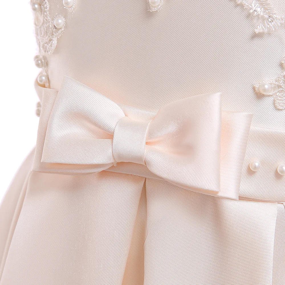 

Girls Princess Christmas Lace Flower Birthday Dress Kids Children Prom Gown Wedding Party Dresses Vestidos Formal Dress Clothing