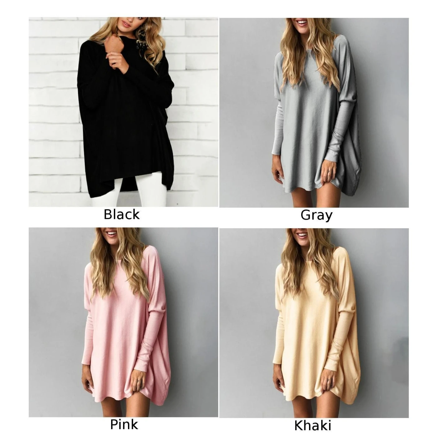 2019 новое осенне-зимнее свободное платье мини-платье модное однотонное с длинными