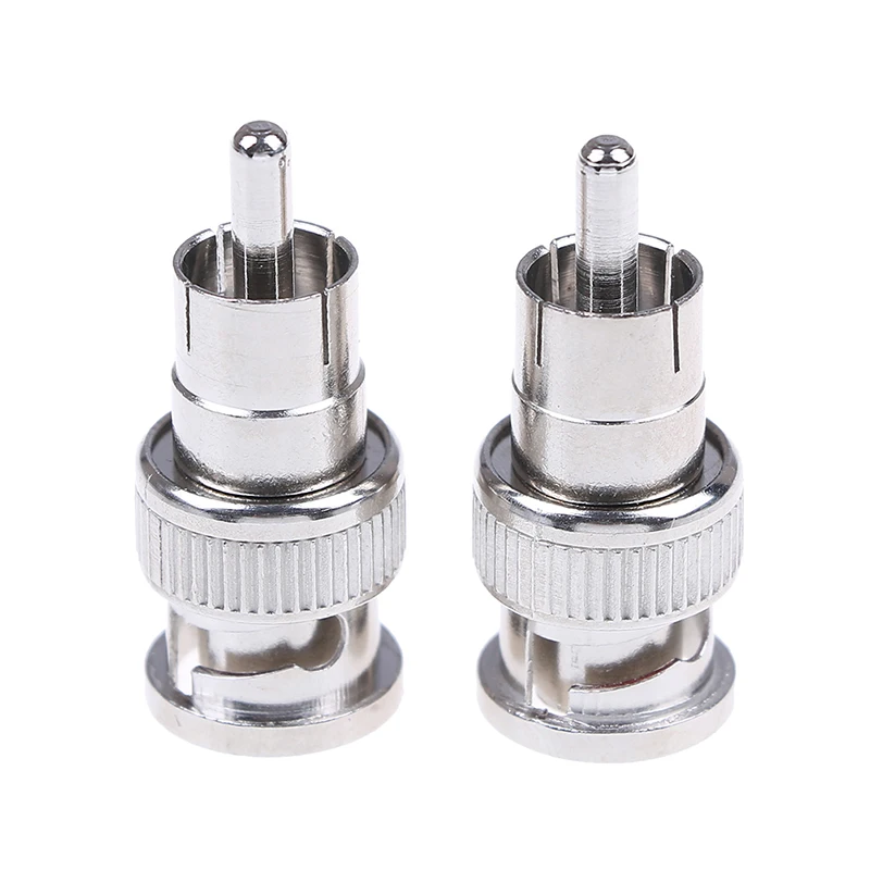 2 шт./лот BNC штекер RCA коаксиальный соединитель Адаптер Кабельный для камеры