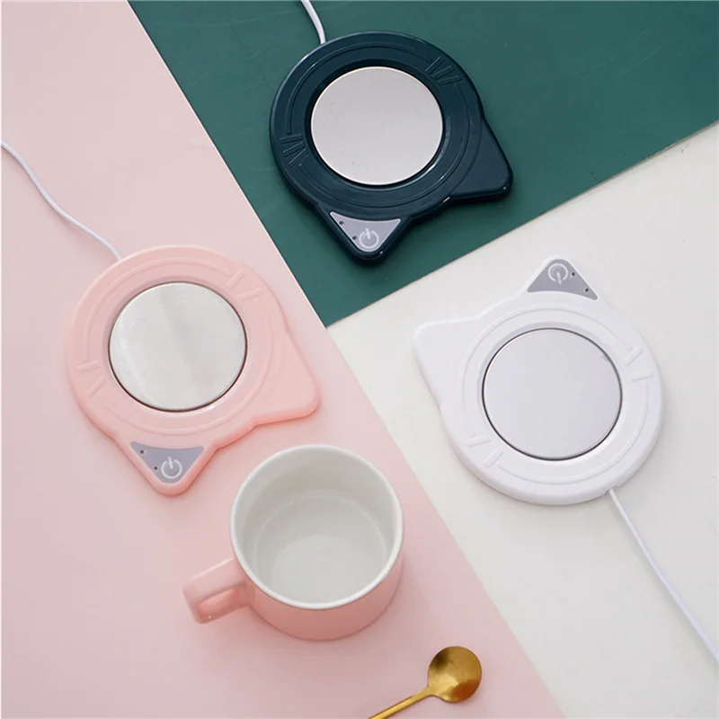 

Useful Coffee Mug Warmer Power Suply Idea Water Milk Electric Beverage Constant-Temperatures Optional Auto-Off Best Gift