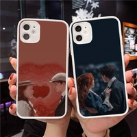 anne of green gables phone case matte transparent for iphone 7 8 11 12 mini pro x xs xr max plus clear mobile bag anne with an e
