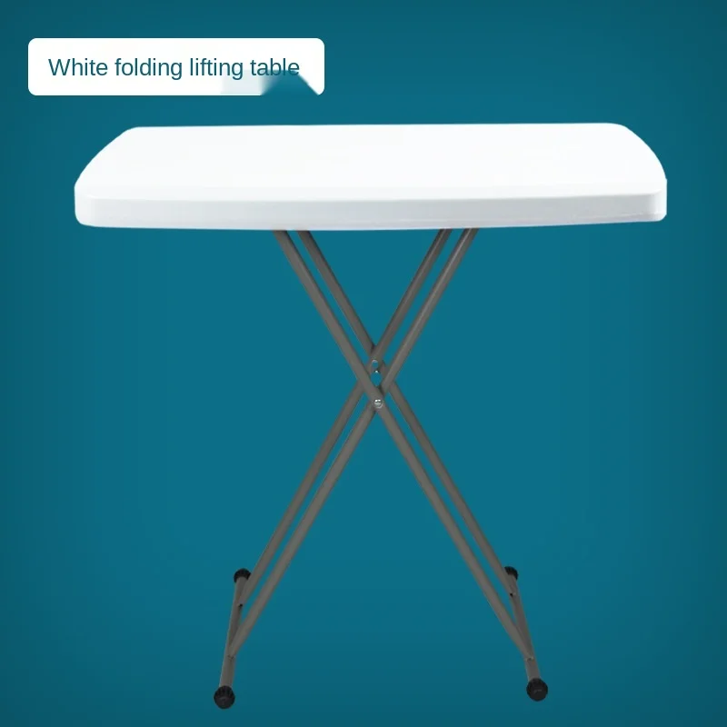 

Plastic foldable portable table for working study picnic camping dining table outdoor height adjust folding desk pink white blue
